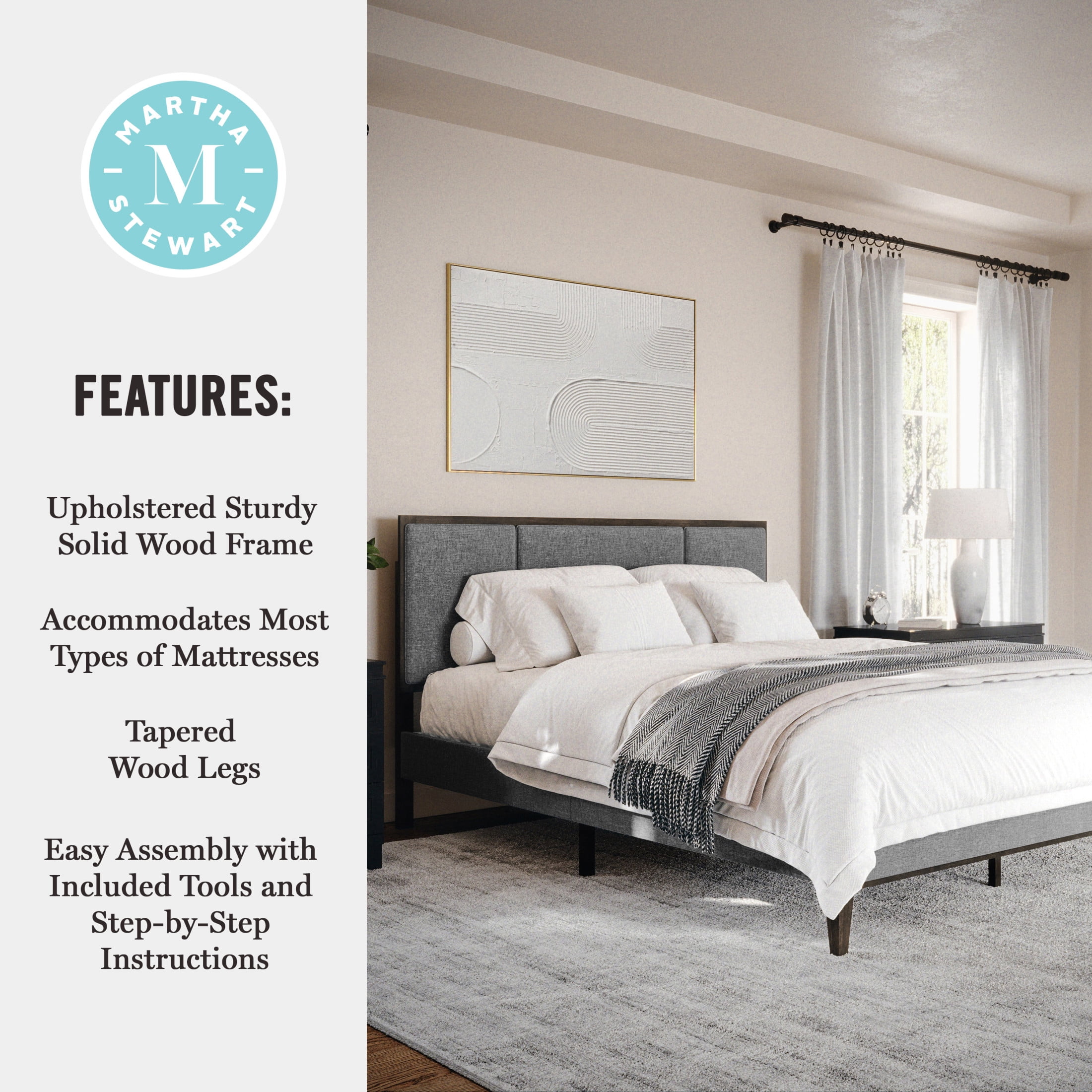 Jett 4 drawer queen bed base discount