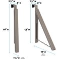 thumbnail image 2 of Hold N' Storage Tringle de Valet Rétractable par-Dessus la Porte pour Vêtements - Organisateurs Suspendus - Nickel Satiné - Métal, 2 of 7