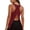 Burgundy, variant on Racerback Tank Tops for Women Activewear Sleeveless Round Neck Shirts Split Back Breathable Tees for Hiking Jogging Outdoor Sports Purple