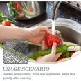 thumbnail image 3 of Silicone Dish Drying Rack: Dish Drainer 30 x 30 cm Draining Plate Rectangular Mat Kitchen Dish Rack, for Cutlery, Fruit and Vegetables, 3 of 5