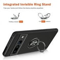 thumbnail image 2 of [PST] Google Pixel 7 Pro Ring Case, Hybrid Magnetic Kickstand Case Cover with Invisible Ring Stand, 2 of 5