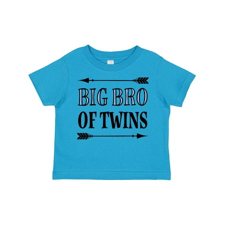 

Inktastic Big Bro of Twins Brother Gift Toddler Boy Girl T-Shirt