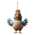 thumbnail image 1 of Fiudx Lindo Colgante de Gallo para Coche, Adorno para Árbol de Navidad, Regalo Divertido para Familiares y Amigos, Decoración Multiusos para Árboles, Coches y Bolsos, Regalo Festivo y de Cumpleaños,, 1 of 1