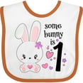 thumbnail image 3 of Inktastic Somebunny is One First Birthday Bunny Boys or Girls Baby Bib, 3 of 4