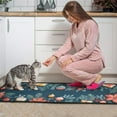 thumbnail image 4 of 2 Pcs Merry Christmas Kitchen Rugs and Mats Set Farmhouse Holiday New Year Kitchen Floor Mat Anti Fatigue Kitchen Rugs and Matsfor Outdoor Bedroom (47x17+30x17 Inches), 4 of 7