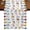 White, variant on Alphabet Burlap Cotton Table Runner 13x48 Inches Long, Cartoon Colorful Animals Letter Crayon Farmhouse Table Runners, Outdoor Dining Tablecloths Decor for Baby Shower/Party/Wedding