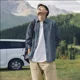 thumbnail image 4 of Camisa de hombre Social Nueva en Camisas de carga a rayas para hombres con bolsillo Verano Marca barata Slim Fit Tops Hipster Regular I Original Xxl, 4 of 5
