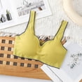 thumbnail image 4 of BaoFuBaoMei Pull on Bras for Women Plus Size Wide Strap Wireless Bra V Neck Seamless Brassiere Soft Support Breathable Bralette, 4 of 5