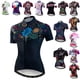 thumbnail image 2 of Weimostar 2024 - Maillot de ciclismo para mujer, manga corta, flores, ropa de ciclismo, camisetas de verano para bicicleta de montaña, camisetas deportivas de carreras para bicicleta, 2 of 5
