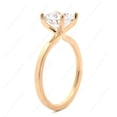 thumbnail image 4 of Cora Jewellery 2CT Heart Moissanite Simple Solitaire Engagement Ring For Women, 10K Rose Gold, 4 of 6