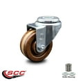 thumbnail image 2 of 3 Inch High Temp Phenolic Wheel Swivel Bolt Hole Caster Service Caster Brand, 2 of 2