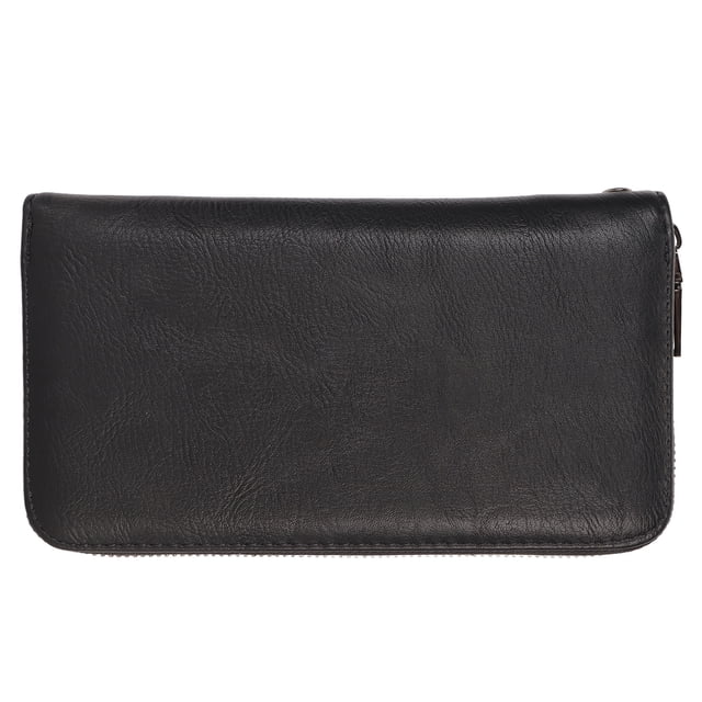 Cartera para tarjetas de crédito Bling Bling de Cuero PU 36 ranuras con cremallera