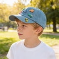 thumbnail image 2 of Gibobby Toddler Baseball Hat Unisex Kids Car Pattern Hat Adjustable Sun Caps for Baby Boys Girls Age 12-18 Months 1T 2T 3T 4T(One Size,Light Blue), 2 of 8