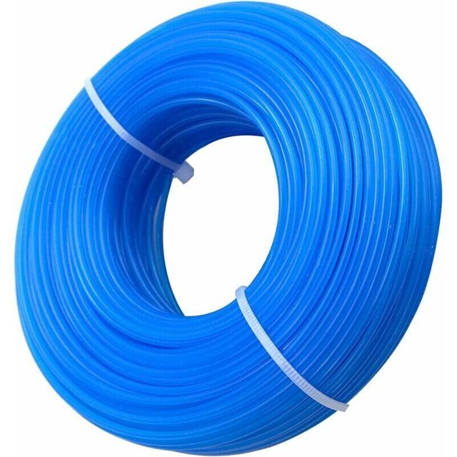 Round Nylon Line Spool for Strimmer Brush Cutter Diameter 1.6mm Length 100m, Replacement Cutting Line Trimmer Line..
