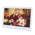 thumbnail image 1 of 10" Digital Photo Frame with Remote Control and AC Power Adapter, 1024 x 600 High Resolution, 16:9 Aspect Ratio, 1080P, Black/White, 1 of 10