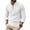 White, variant on JTieacloth Casual Fashion Linen Long Sleeve Shirt With Drawstring Stand Collar Hip Hop Stylish Top For Outfits Wedding Button Down Shirt Green