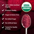 thumbnail image 2 of Total Beets Organic Beetroot Powder, Superfood to Boost Daily Nutrition, USDA Organic, Vegan, Gluten-Free, and Non-GMO Beet Supplement, Unflavored, 90 Servings by Force Factor, 2 of 10