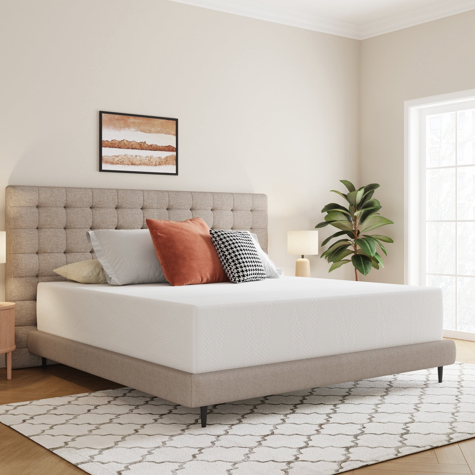 Avenco Victoria 14" Medium Gel Memory Foam Motion Isolation Mattress, Full Size