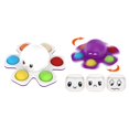 thumbnail image 3 of Jouets Anti-Stress Jouet Changeant de Visage Clavier à Bulles Sensorielles, Noir, 3 of 9