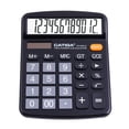 thumbnail image 3 of CATIGA 12 Digits Desktop Calculator with Large LCD Display and Sensitive Button, Dual Solar Power and Battery, Standard Function for Office, Home, School, CD-2786, 3 of 4