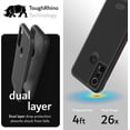 thumbnail image 3 of TUDIA MergeGrip BLU S91 Pro Case Dual Layer Heavy Duty Protective Case - Matte Black, 3 of 7