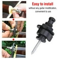 thumbnail image 4 of 2Pcs Guitar Strap Locks, Metal Guitar Antiskid Strap Locks Buttons Quick Release Strap Lock Replacement Part for Electric Guitar, 4 of 8