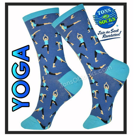 Women's Yoga People Socks (Blueberry)