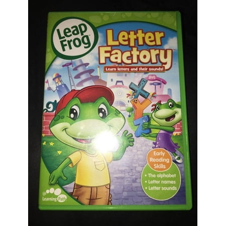 - LeapFrog Letter Factory DVD ABC Kids Reading Alphabet Letters FUN Sounds Games