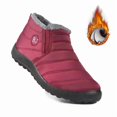 thumbnail image 2 of Men's Plus Size Winter Waterproof Snow Boots with Anti-Slip and Warm Fur Lining, 2 of 9