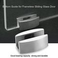 thumbnail image 3 of Sliding Glass Door Floor Guide 304 Stainless Steel Floor Roller Guide Sliding Door System Accessories For Frameless Sliding Glass Doors, 3 of 4