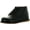 Black/Black Ostrich, variant on Josmo 8190 Early Walking High Top Shoes with Stiff Sole