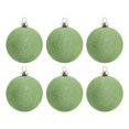 thumbnail image 2 of Adornos de bolas de Navidad, decoración navideña, colgante de bolas de flocado, decoraciones de bolas de Navidad para pared de árbol de Navidad y chimenea, 2 of 5