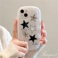 thumbnail image 1 of Compatible Con Samsung A14 A34 A54 A04 A04s A12 A13 A03 A03s A23 A52 A52s A22 A32 A51 A71 A50 A50s A30s A11 M11 Negro Estrellas Funda De Teléfono TPU Transparente Cubierta Suave, 1 of 3