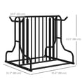 thumbnail image 3 of Soozier Double-Sided Bike Rack Stand with 4-Bike Capacity, 3 of 10