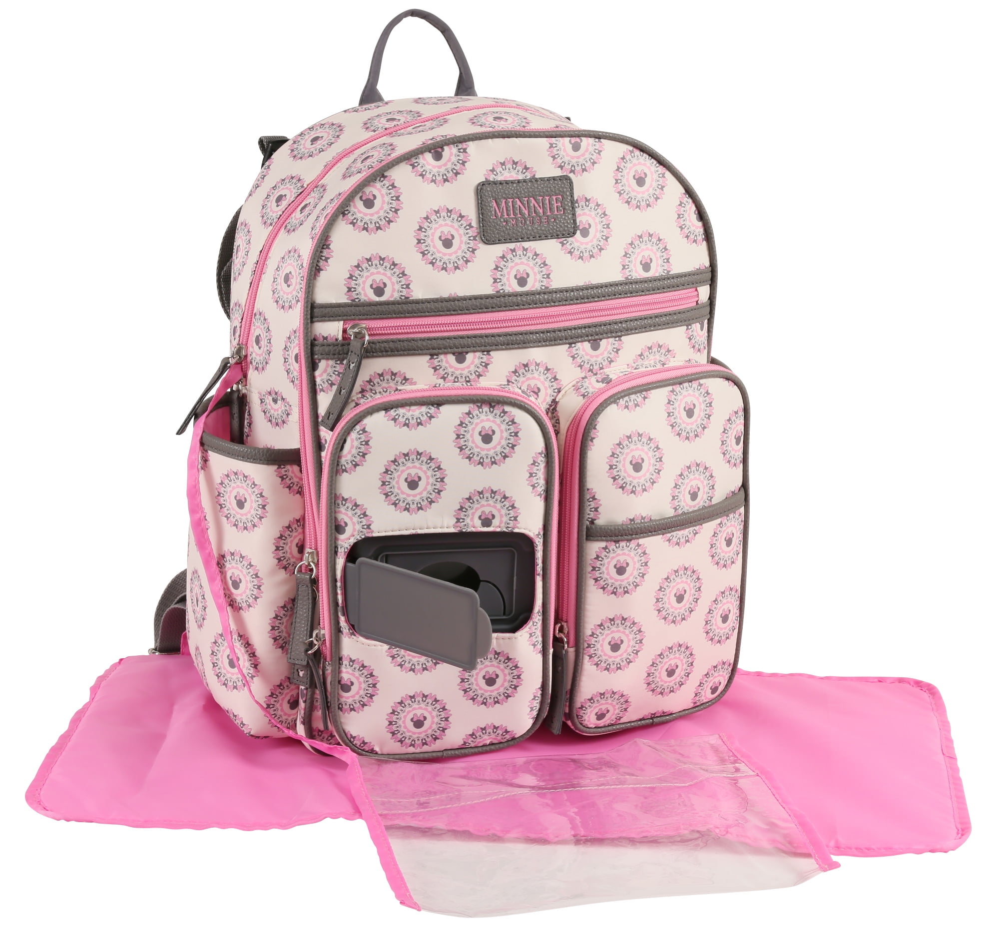 Disney Minnie Mouse Backpack Diaper Bag Pink