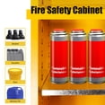 thumbnail image 6 of Chemical Storage Cabinet, 18.11"x 18.11"x 23", Anti-Static Grounding, Fireproof Cabinet, Safety Storage Unit, Lab, Shipyard, Factory​​, 6 of 7