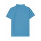 thumbnail image 3 of Ceisia Men's Relaxed Fit Short Sleeve Stand Collar Henley Shirt Waffle Knit Solid Color Casual Top Sky Blue M Gifts, 3 of 7