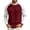Wine_013, variant on Domuza Mens Long Sleeve T-Shirt Crew Neck Moisture Wicking Basic Tee Color Block Raglan Tshirts for Daily Wear Dark Green 2XL