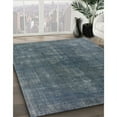 thumbnail image 2 of Ahgly Company Indoor Square Mid-Century Modern Slate Gray Oriental Area Rugs, 4' Square, 2 of 6