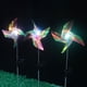 thumbnail image 2 of Paquete de dos Molino de viento solar Lámpara de tierra LED Jardín al aire libre Luz decorativa para césped Molino de viento solar giratorio Altura total 72 cm Material: PVC ANGGREK  Otros, 2 of 8