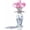 Pink, variant on ABCISI 5.7" Crystal Rose Figurine with Vase, Glass Flowers Bouquet Collectible for Home Decor, Hand-Polished Everlasting Rose Centerpiece, Romantic Gifts for Wife Mom Women (Pink)