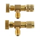 thumbnail image 4 of 2 Adaptadores de Carga de Refrigeración R410a R22 Refrigerante de Aire Acondicionado 1/4, Adaptador de Seguridad Con Válvula de Seguridad para Sae 1/4 Macho A 1/4 Híbra, 4 of 7