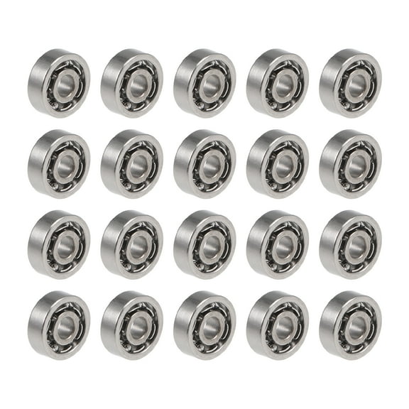 681 Deep Groove Ball Bearings Z2 1mmx3mmx1mm Open Type Chrome Steel 20pcs