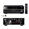 thumbnail image 6 of Yamaha RX-V577 - 7.2-Channel Home Theater Bluetooth USB Wifi & Apple AirPlay Receiver Bundle Combo With 4x Dual LU43PB Indoor/Outdoor 100W 3-Way 4" Black Box Speakers + Enrock 50 Feet 16g Speaker Wire, 6 of 8