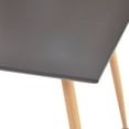 thumbnail image 3 of vidaXL Dining Table Grey and Oak 80.5x80.5x73 cm MDF, 3 of 5