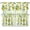 Lemon Print, variant on Lemon Print Kitchen Curtain and Valances Set 3 Piece Washable Blackout Curtain Valances for Living Room/Bedroom Decor Small Window Curtains Panels Farmhouse Style