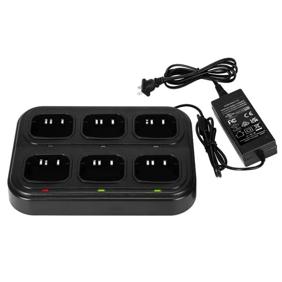 Estación de carga SAMCOM Six Way para Walkie Talkie FPCN30A