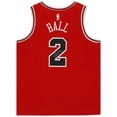 thumbnail image 2 of Framed Lonzo Ball Chicago Bulls Autographed Red Swingman Jersey - Fanatics Authentic Certified, 2 of 4