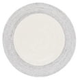 thumbnail image 2 of SAFAVIEH Braided Celinda Solid Polyester Reversible Area Rug, Ivory/Light Gray, 3' x 3' Round, 2 of 7