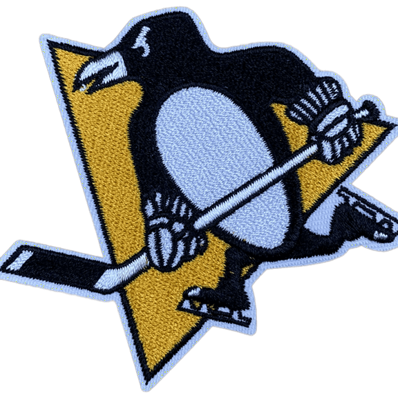Pittsburgh Penguins Sports Theme Embroidered Iron-On Patch